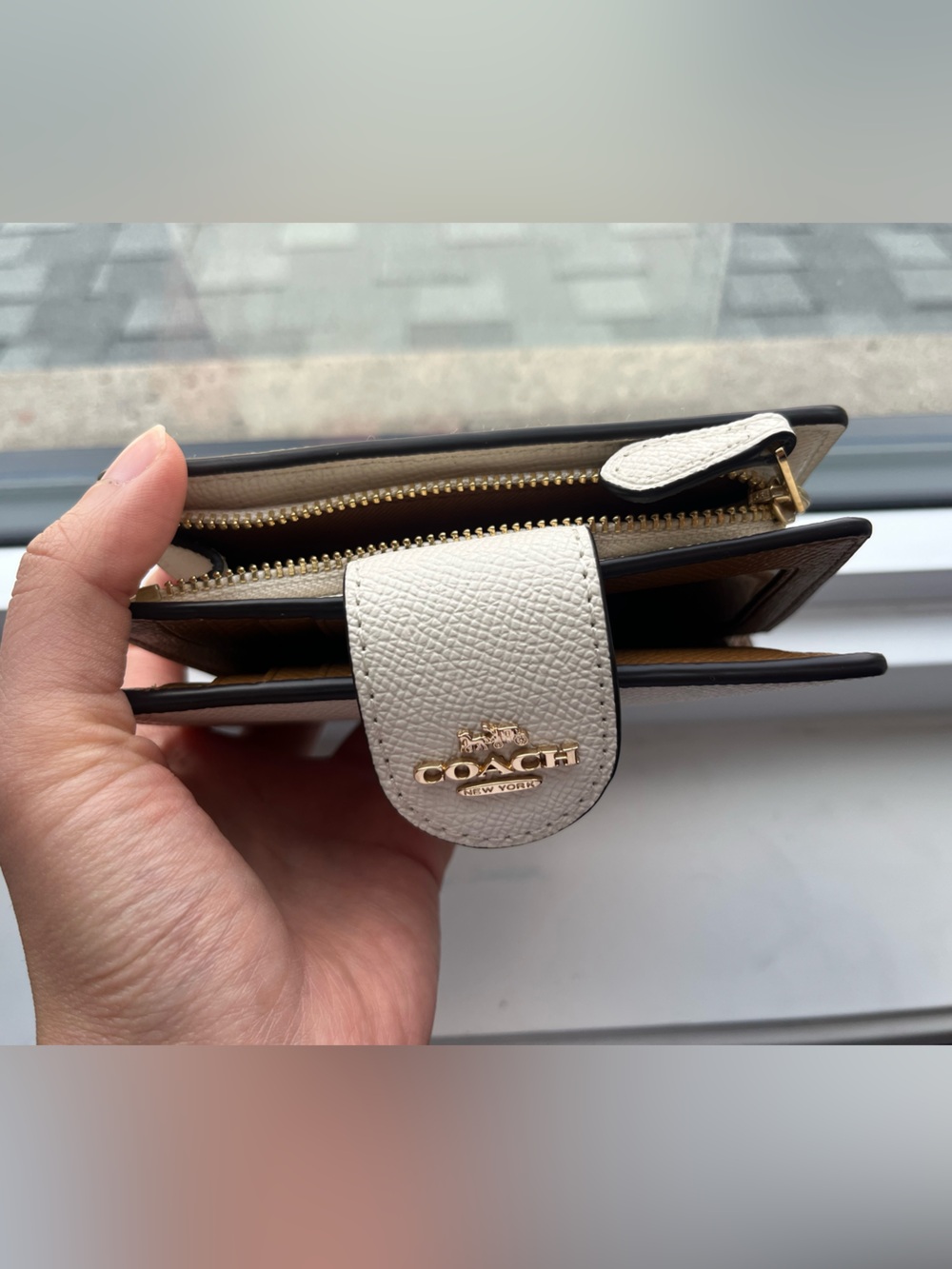 Coach Pebbled Leather Wallet - Picture 5 of 7
